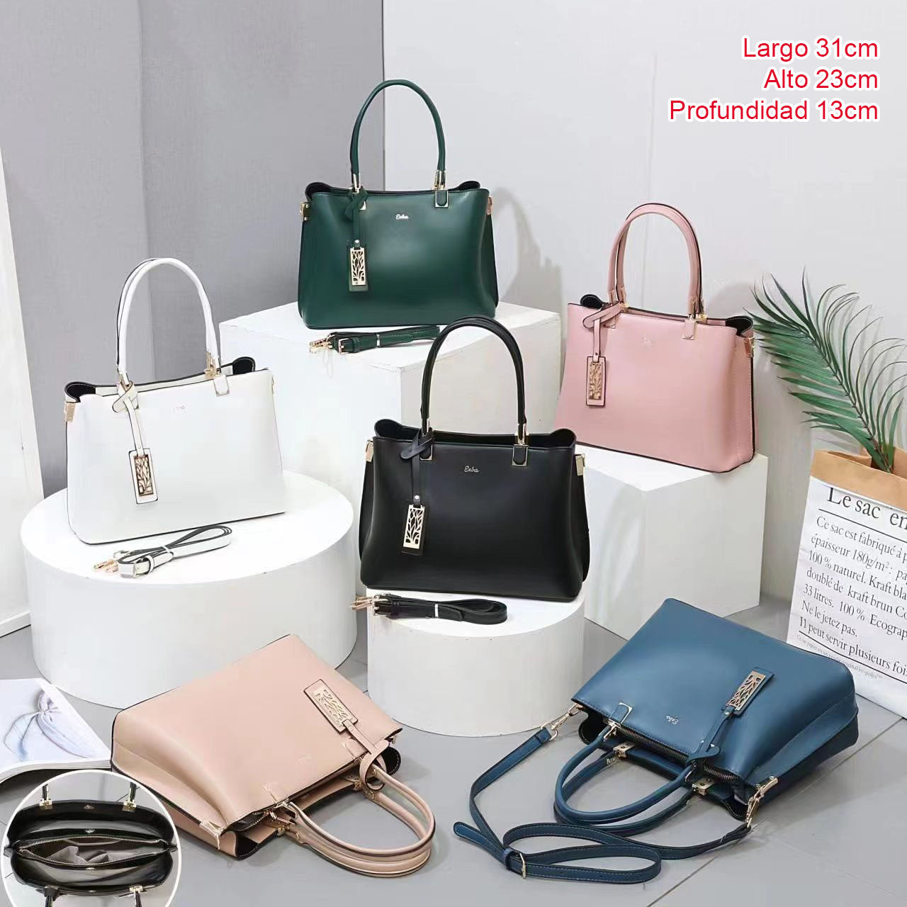 Cartera mediana elegante