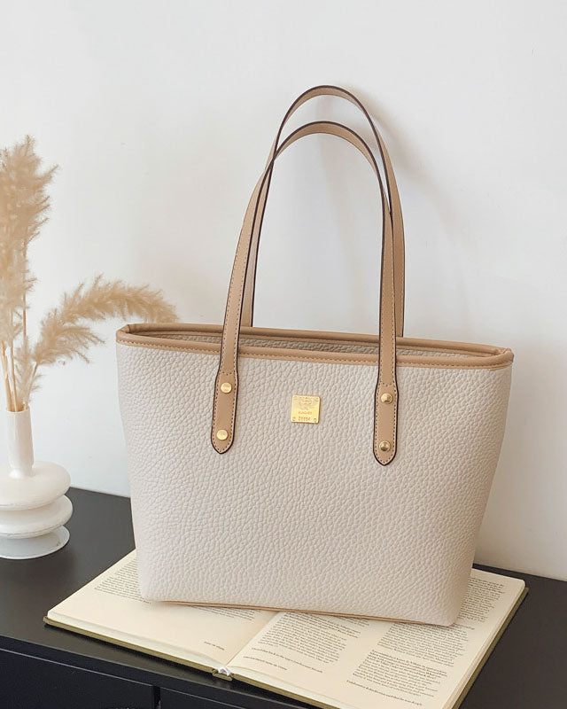 Cartera tote, cartera amplia con estilo conservador