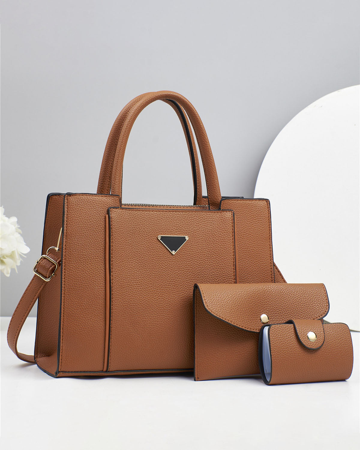 Combo tres piezas, carteras con sobre y tarjetero