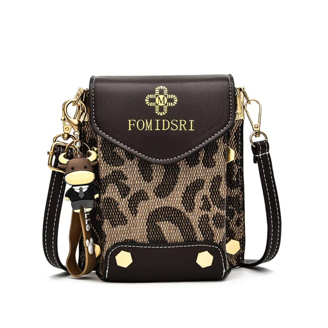 Bandoleras con animal print y llavero