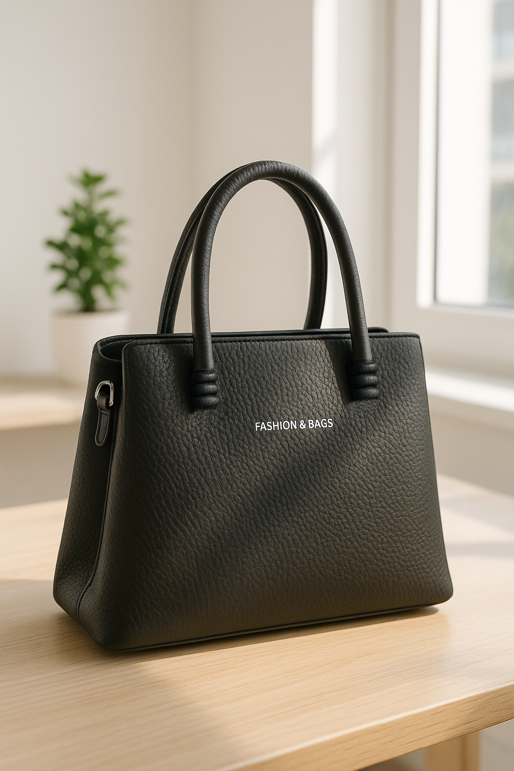 Cartera mediana con estilo conservador a la moda