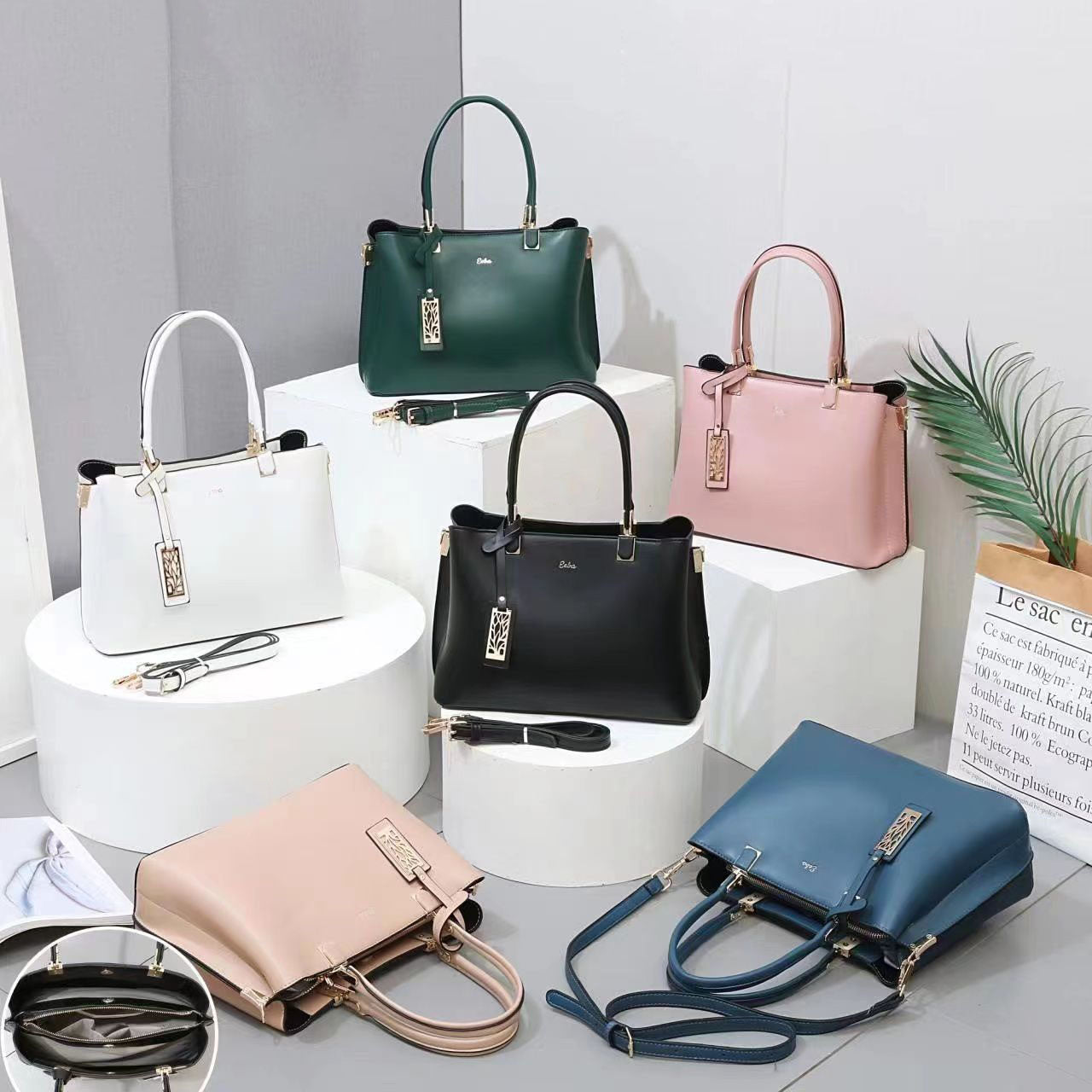 Cartera mediana elegante