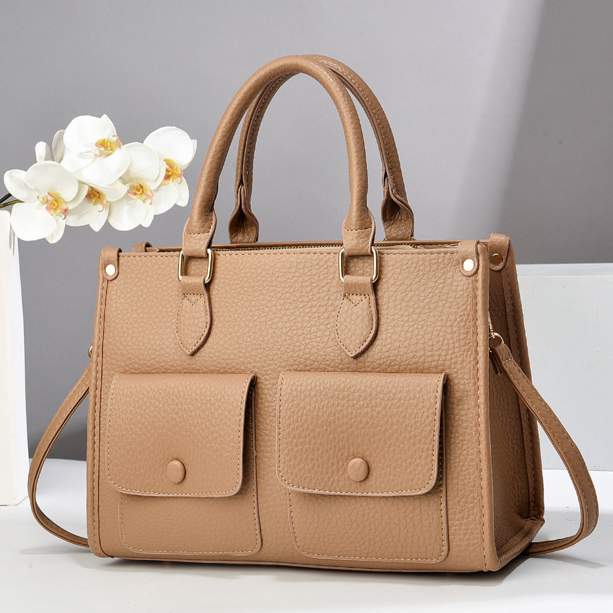 Cartera mediana tipo maletin