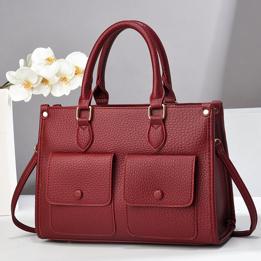 Cartera mediana tipo maletin