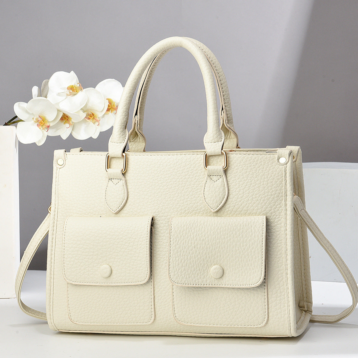 Cartera mediana tipo maletin