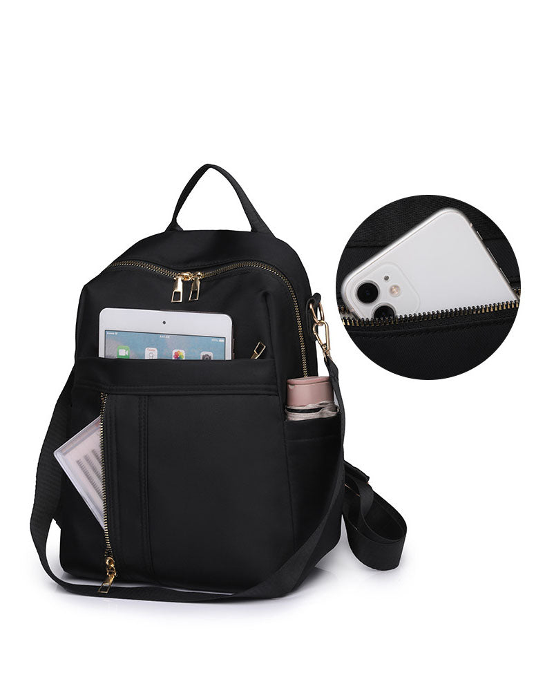 Mochila con múltiples bolsillos para uso diario o viajes cortos