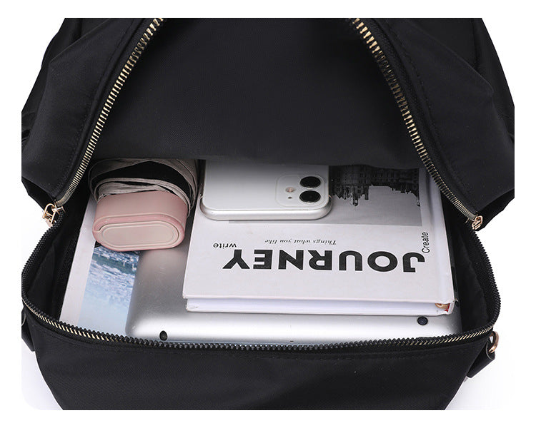 Mochila con múltiples bolsillos para uso diario o viajes cortos