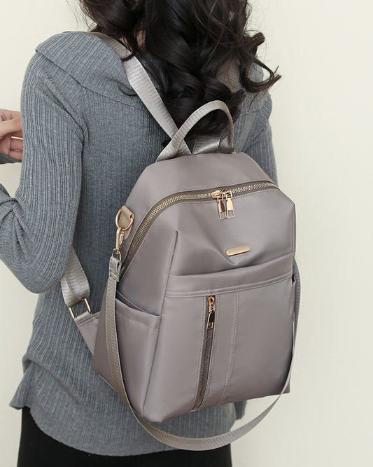 Mochila con múltiples bolsillos para uso diario o viajes cortos