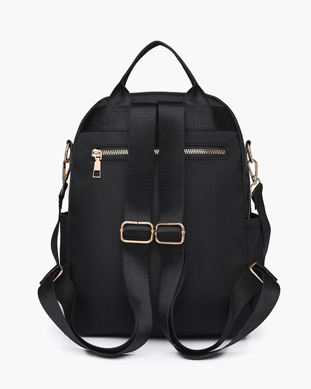 Mochila con múltiples bolsillos para uso diario o viajes cortos