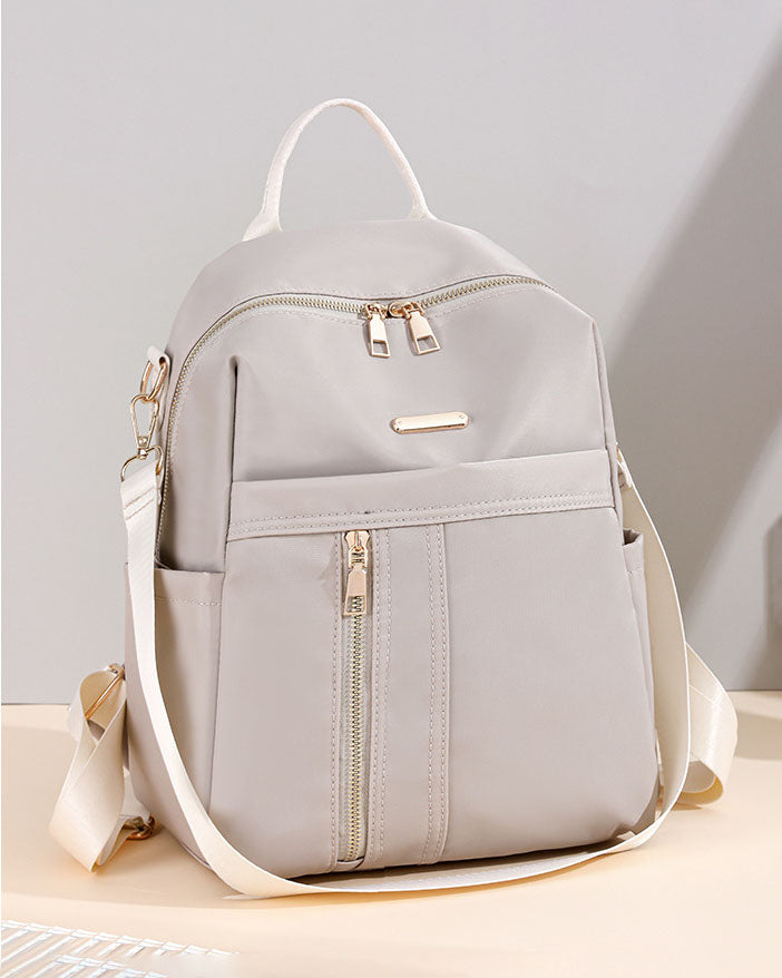 Mochila con múltiples bolsillos para uso diario o viajes cortos