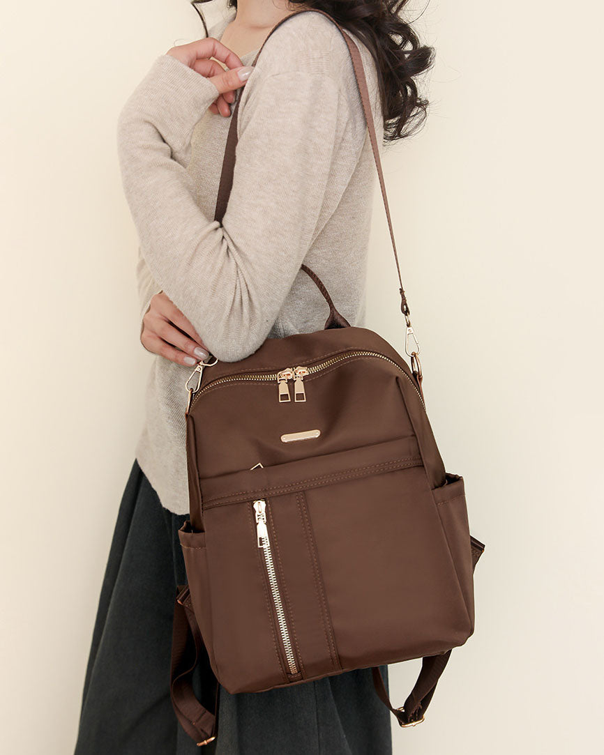 Mochila con múltiples bolsillos para uso diario o viajes cortos