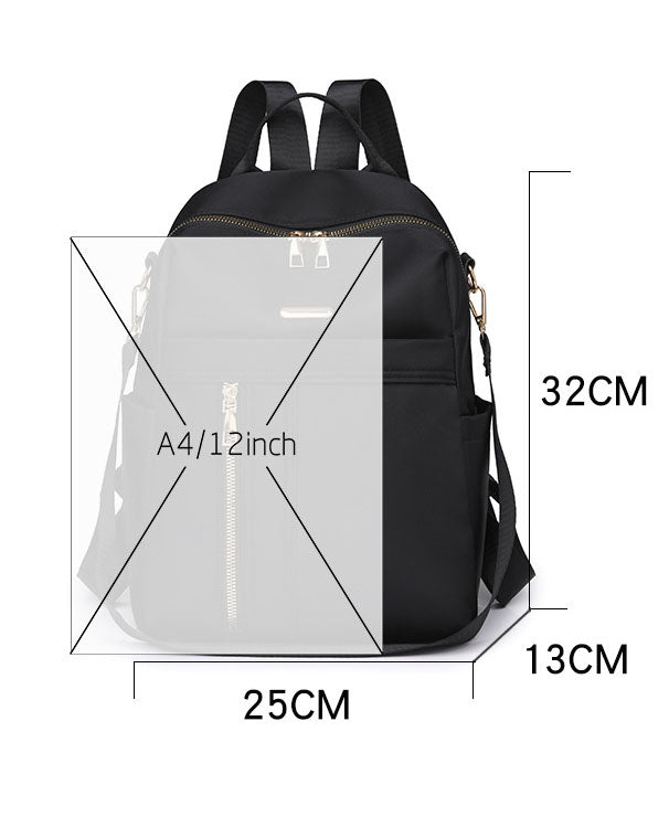 Mochila con múltiples bolsillos para uso diario o viajes cortos