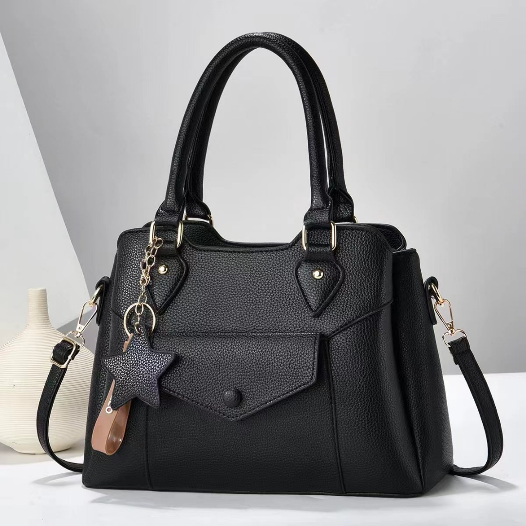 ❤️ Oferta San Valentín • Cartera mediana con colgante de estrella decorativo