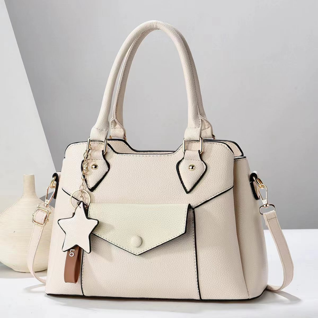 ❤️ Oferta San Valentín • Cartera mediana con colgante de estrella decorativo