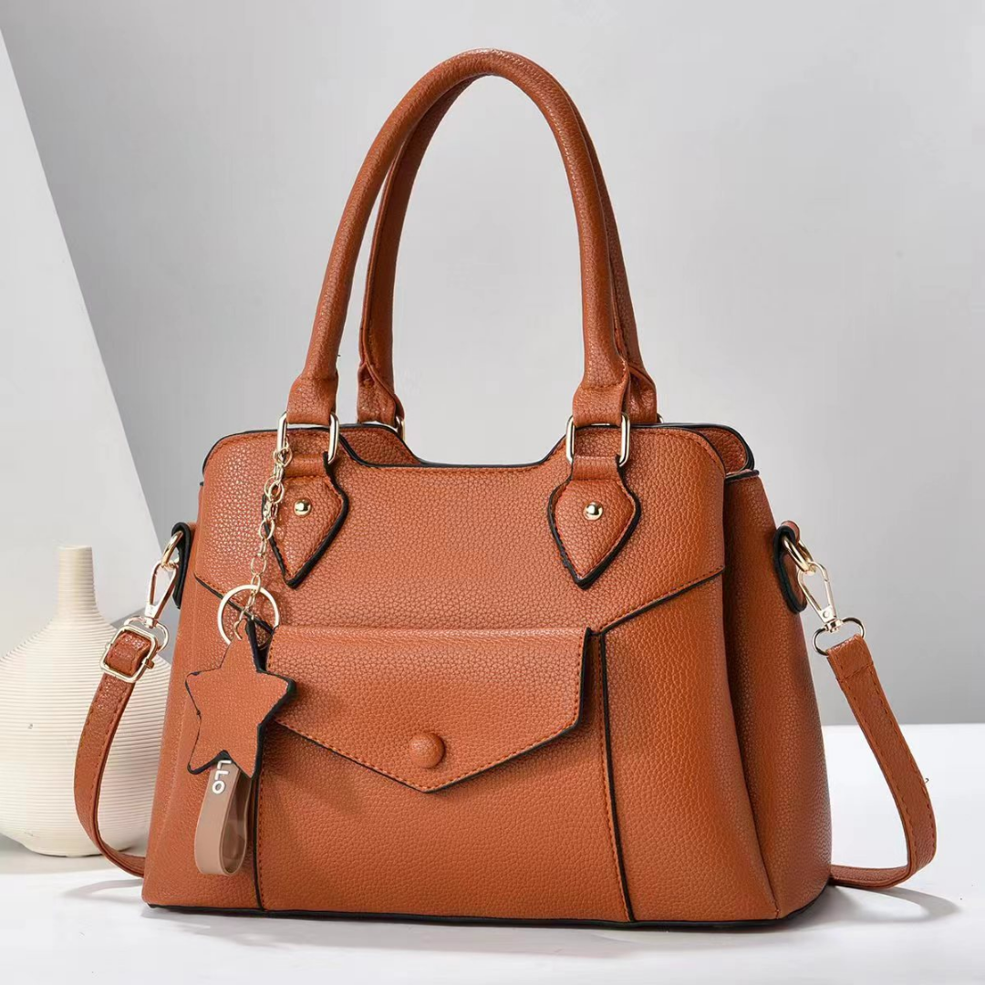 ❤️ Oferta San Valentín • Cartera mediana con colgante de estrella decorativo