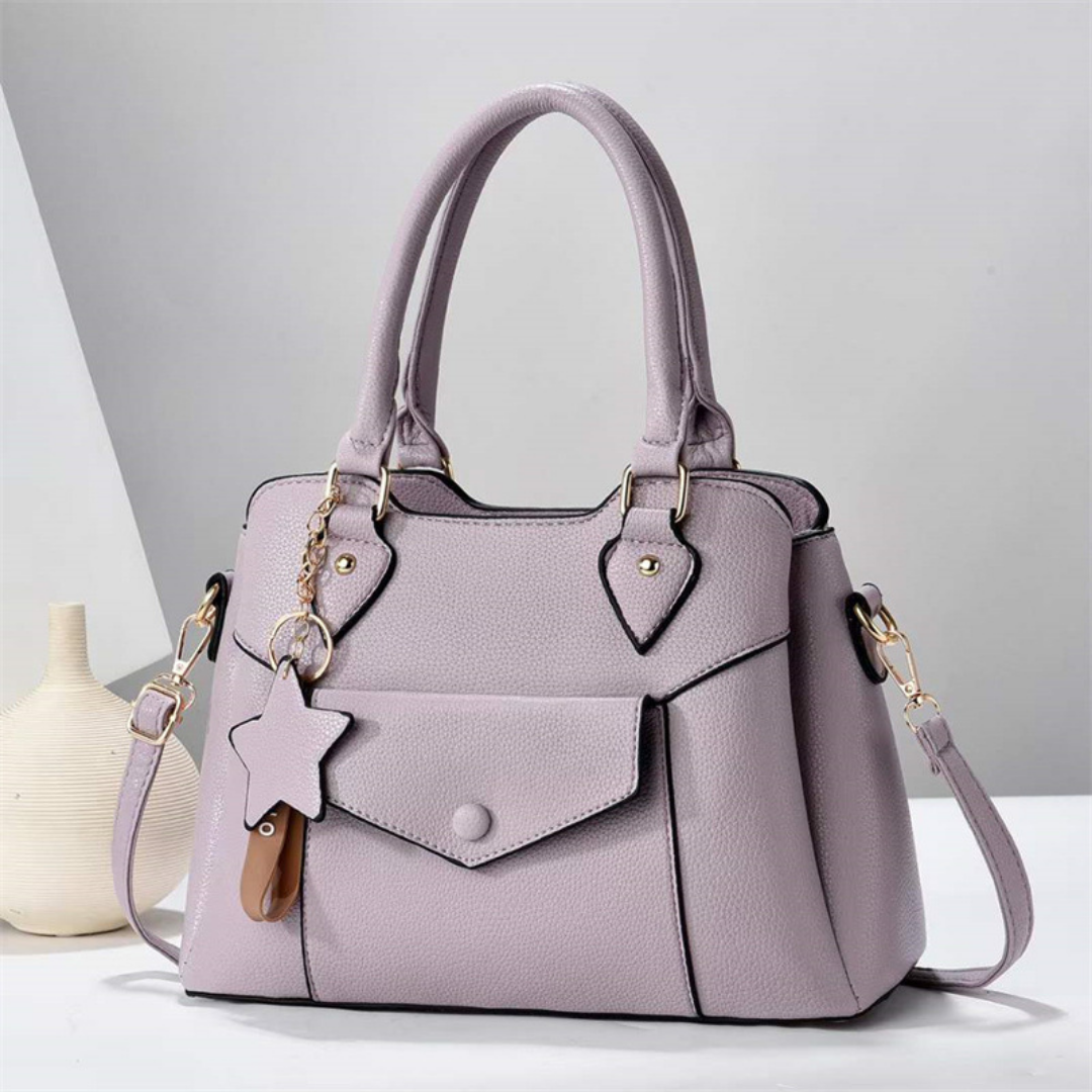 ❤️ Oferta San Valentín • Cartera mediana con colgante de estrella decorativo