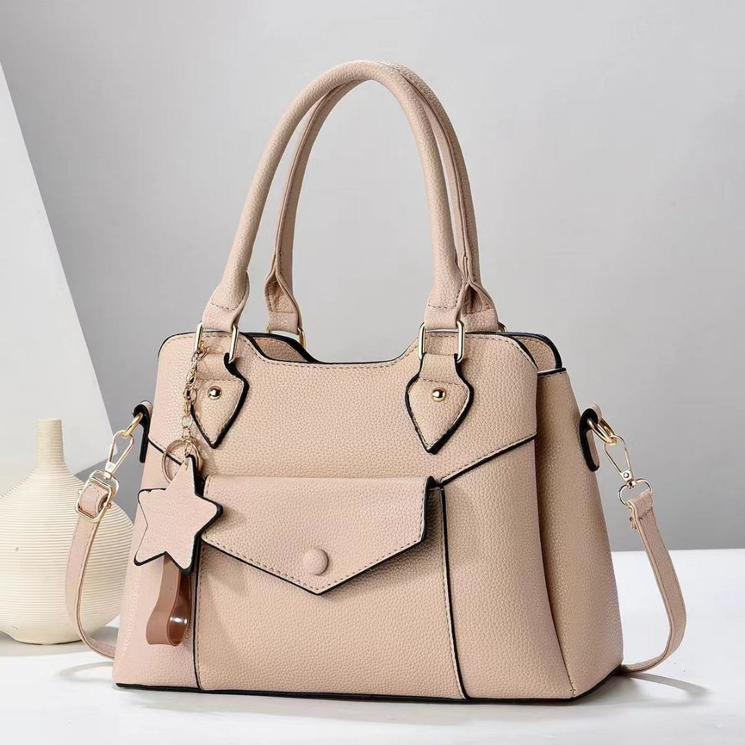 ❤️ Oferta San Valentín • Cartera mediana con colgante de estrella decorativo