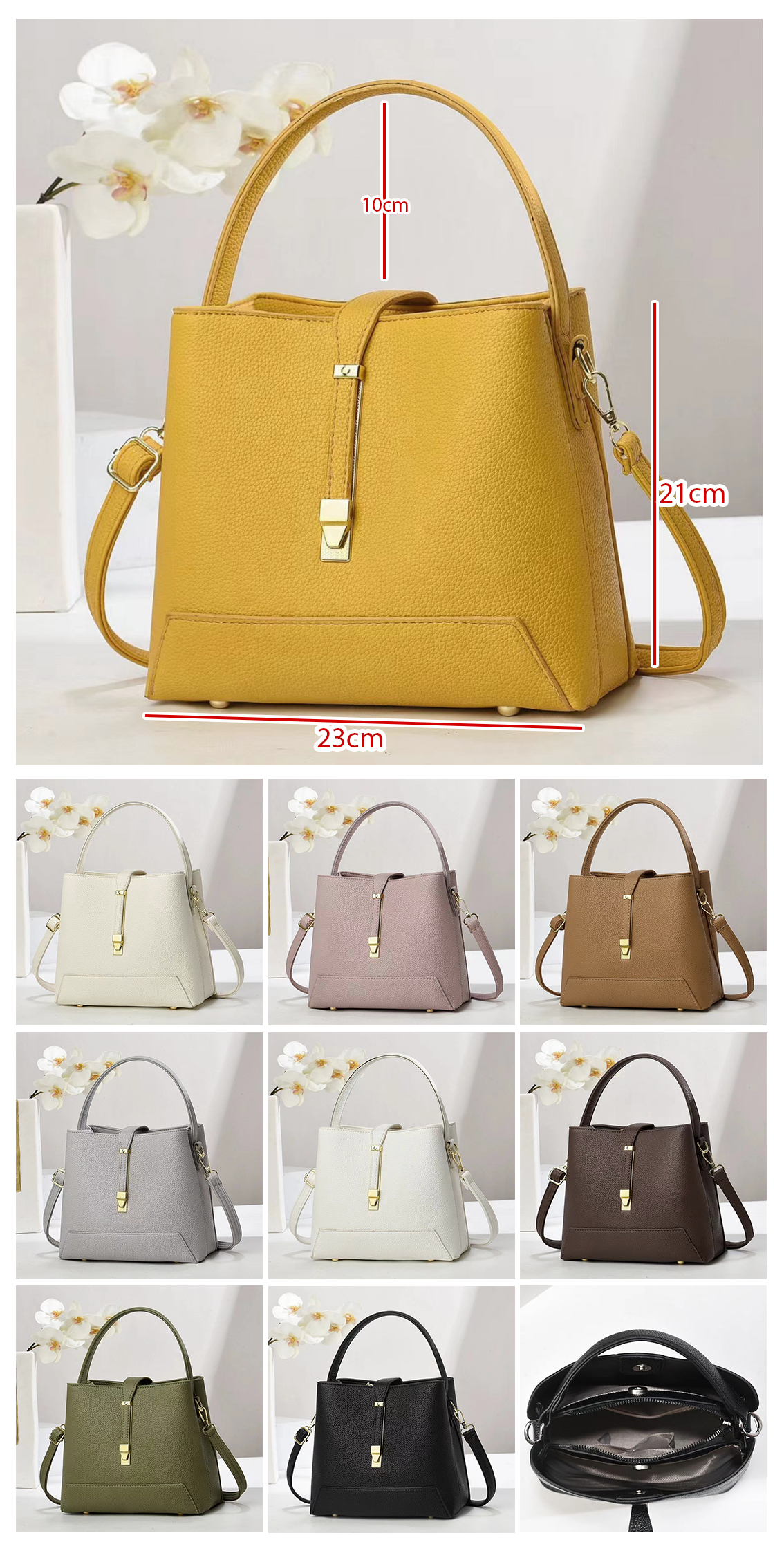 Oferta • Bolso con cierre Misterioso y Correa para uso en hombro