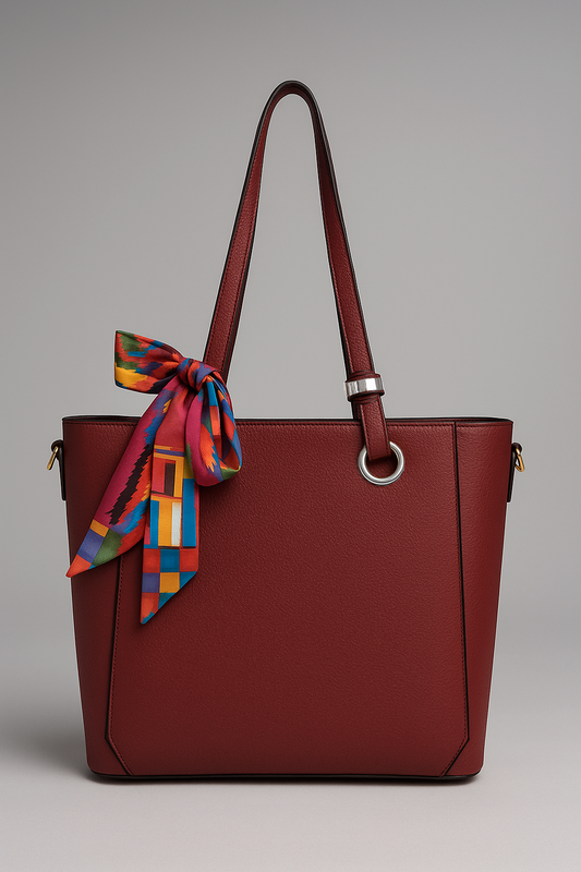 Black Friday • Cartera espaciosa con bufanda