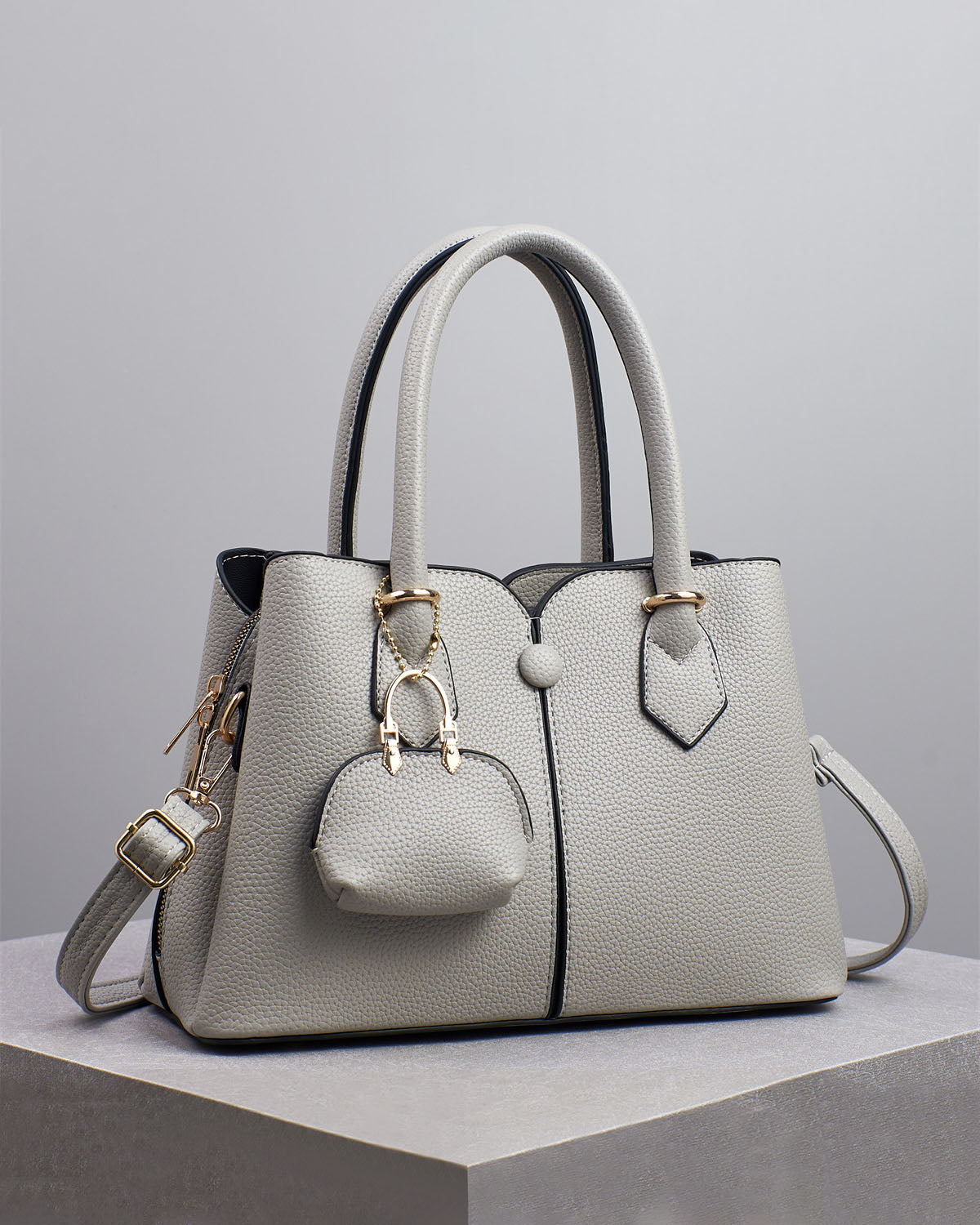 Bolso de mano con cartera mini incluida