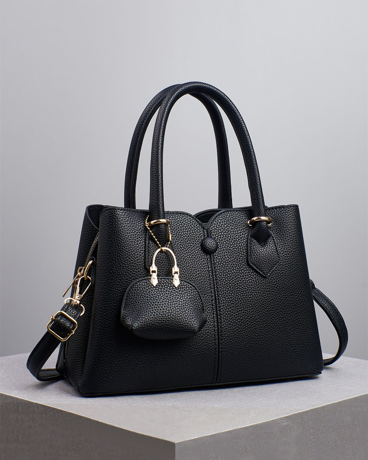 Bolso de mano con cartera mini incluida