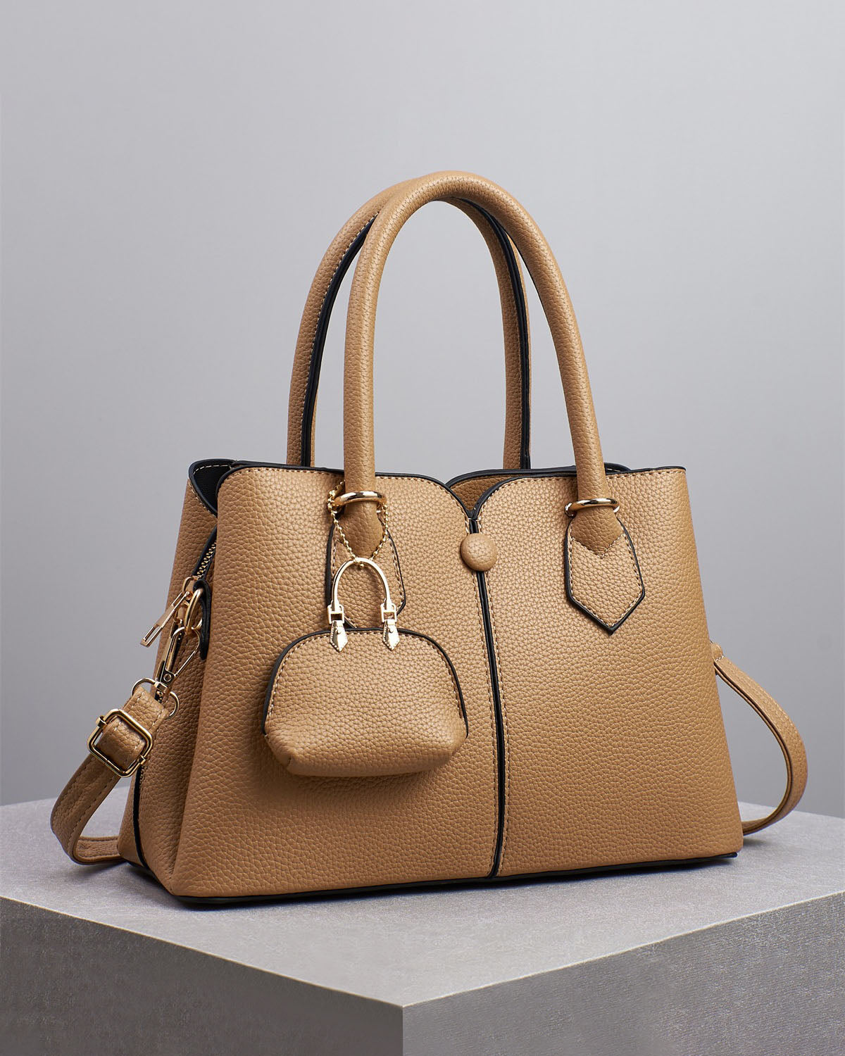 Bolso de mano con cartera mini incluida