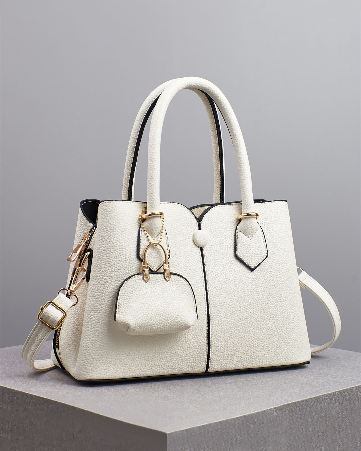 Bolso de mano con cartera mini incluida