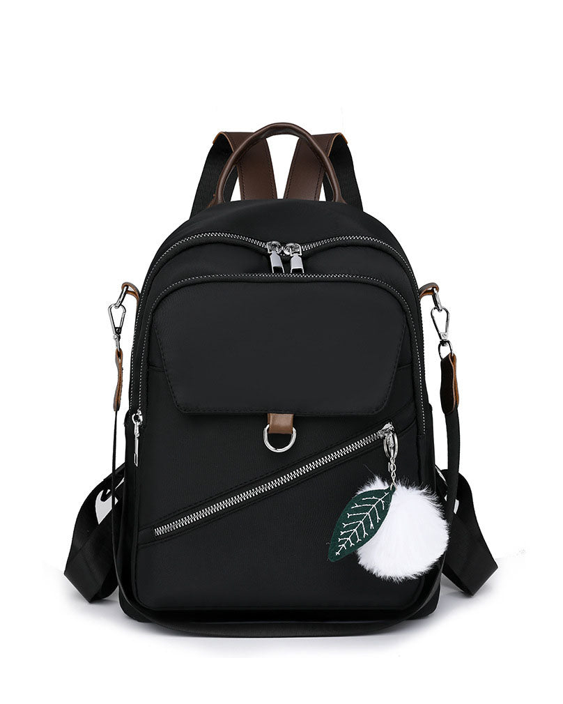 Mochila en tela con multiples compartimentos