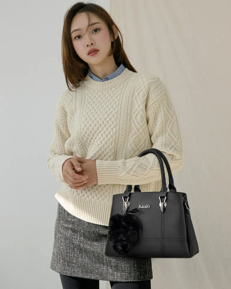 Cartera Confortable con Detalle Único y Estilo Refinado