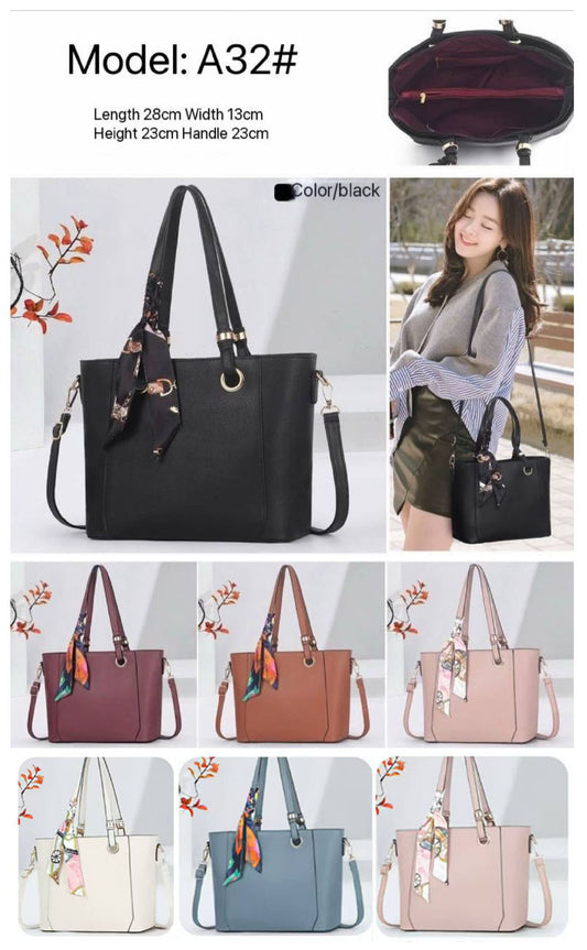 Black Friday • Cartera espaciosa con bufanda