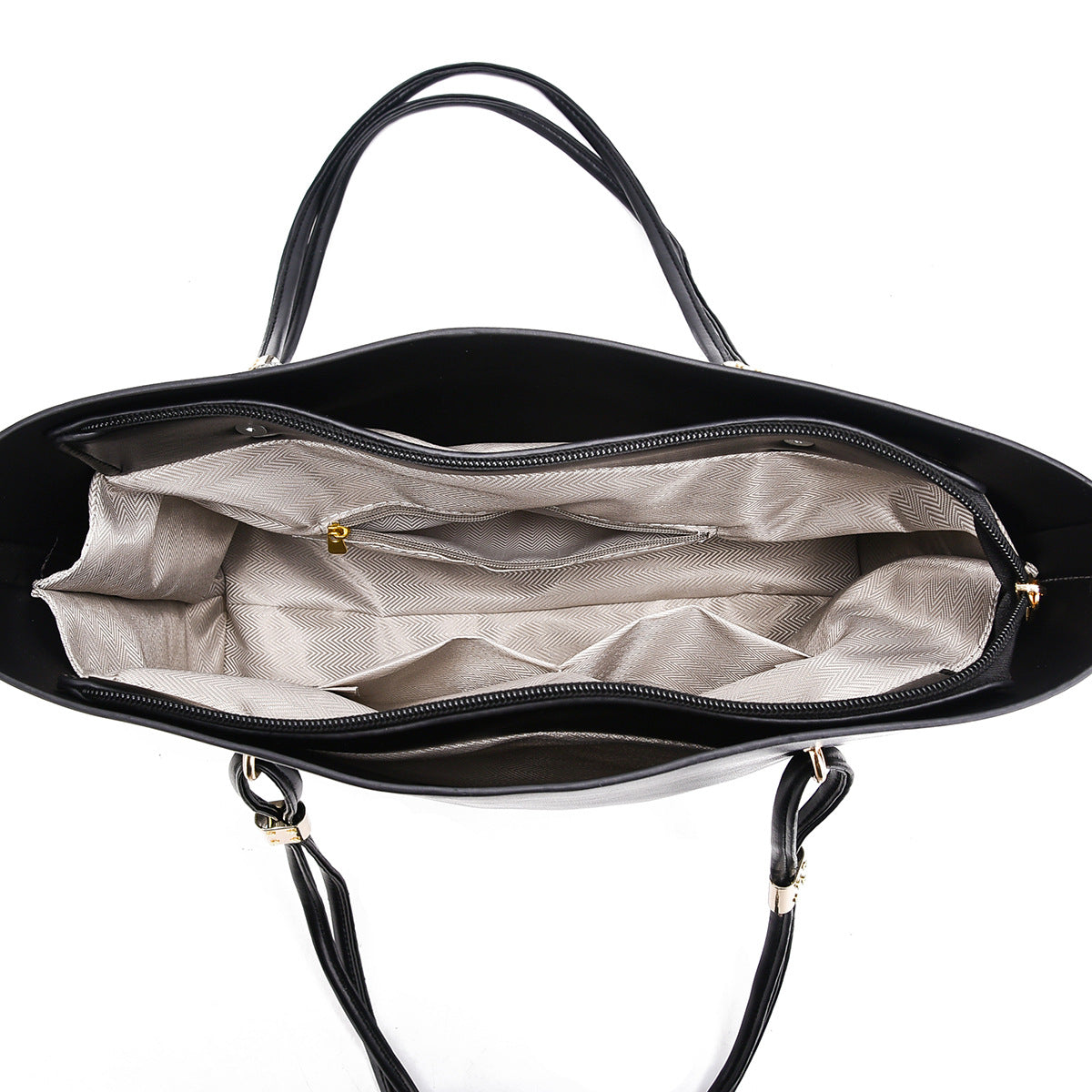 Bolso Grande con Doble Asa y Cierre Seguro – Interior Forrado y Bolsillos Internos