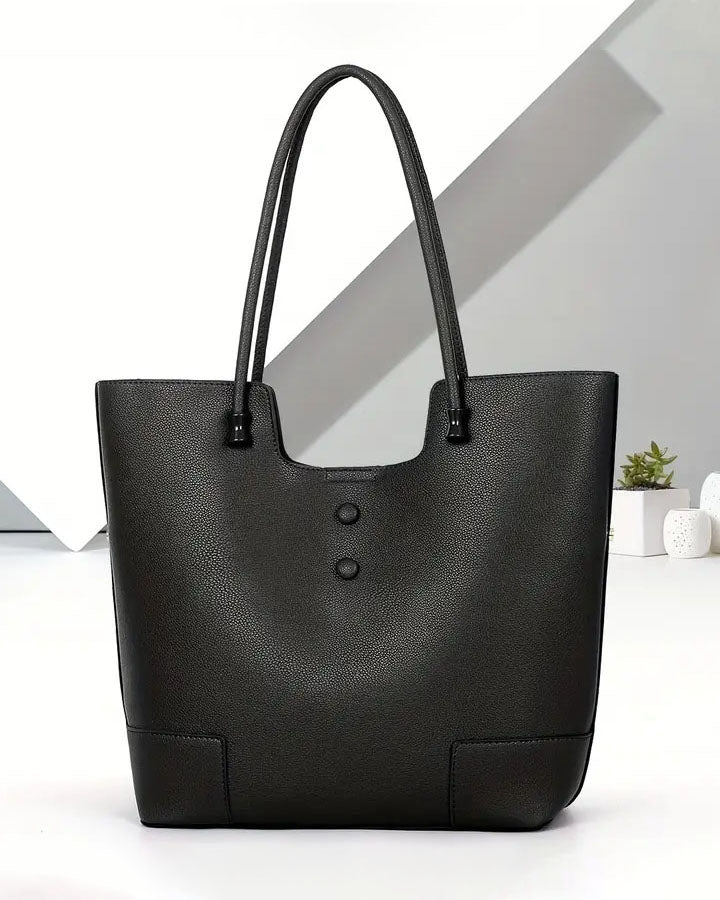 Black Friday • Bolso de Hombro con Interior Forrado y Cierre con broche – Diseño Minimalista