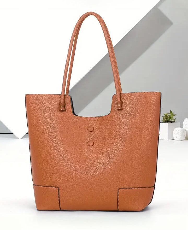 Black Friday • Bolso de Hombro con Interior Forrado y Cierre con broche – Diseño Minimalista