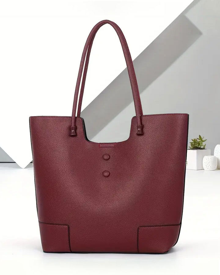 Black Friday • Bolso de Hombro con Interior Forrado y Cierre con broche – Diseño Minimalista