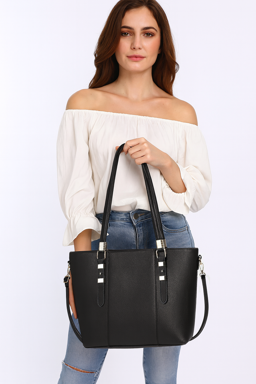 Cartera grande de buena capacidad