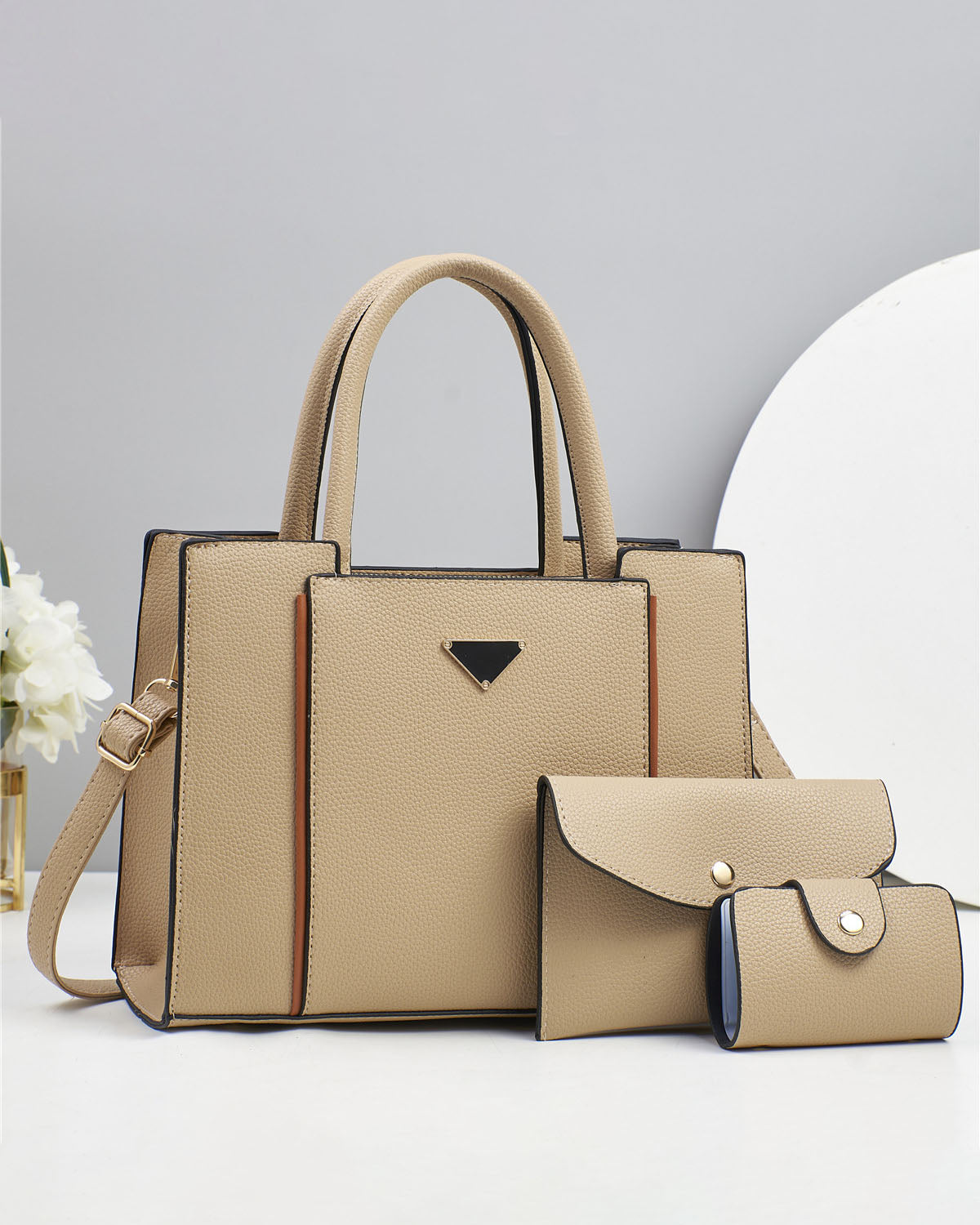 Combo tres piezas, carteras con sobre y tarjetero