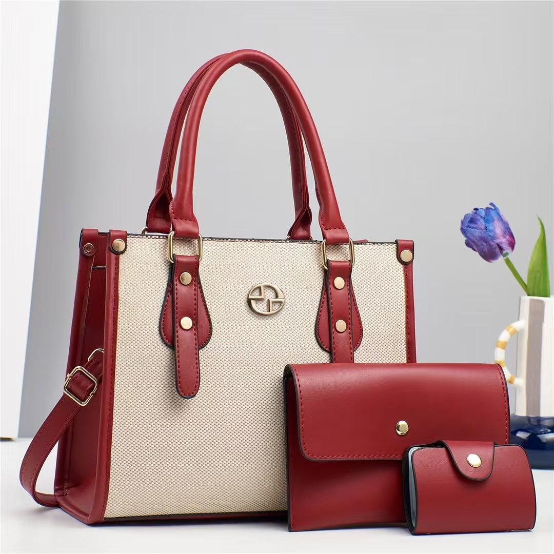 Cartera mediana en combo