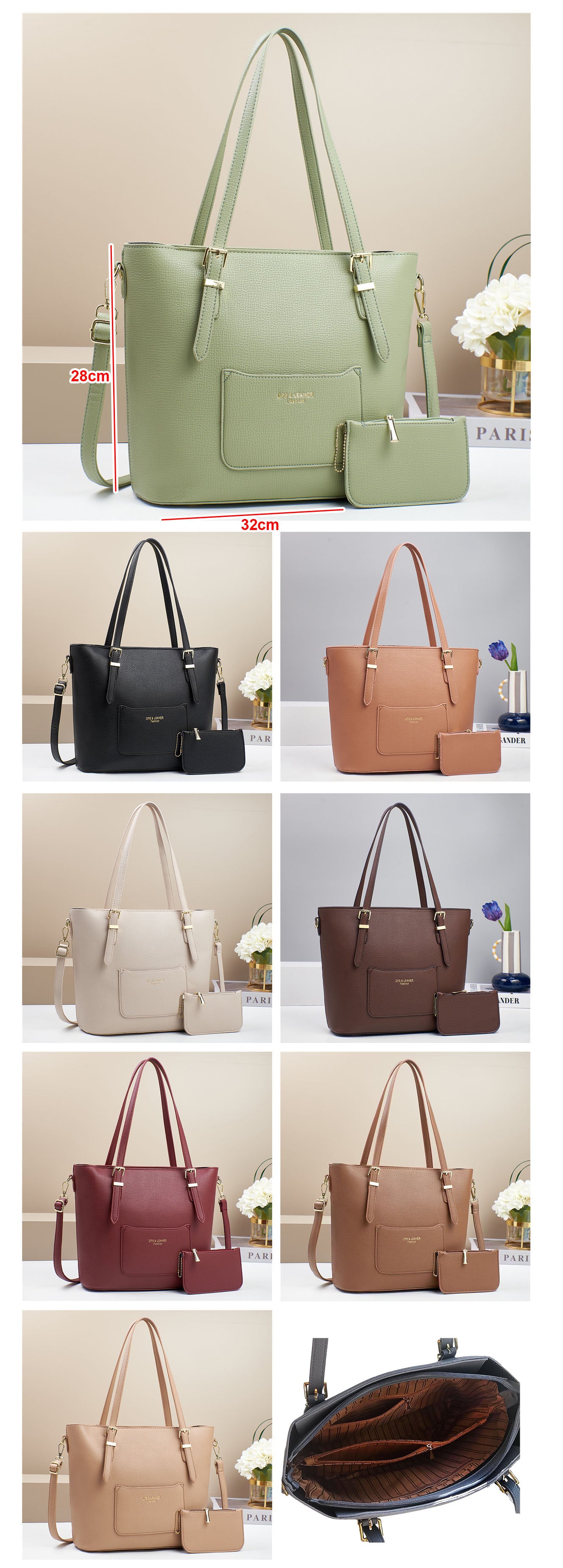 ✨ Oferta • Cartera tipo bolso con bolsillo frontal