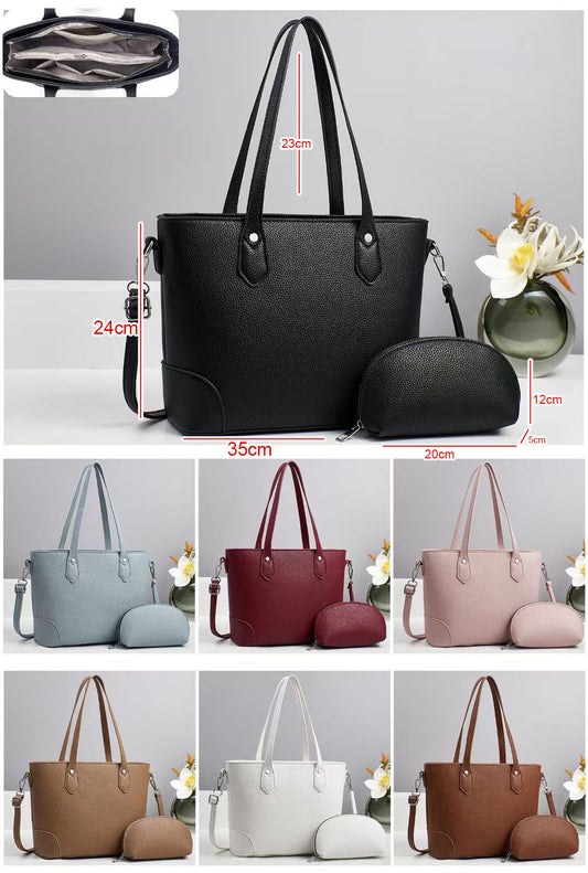 Cartera espaciosa tamaño grande con bolsilto