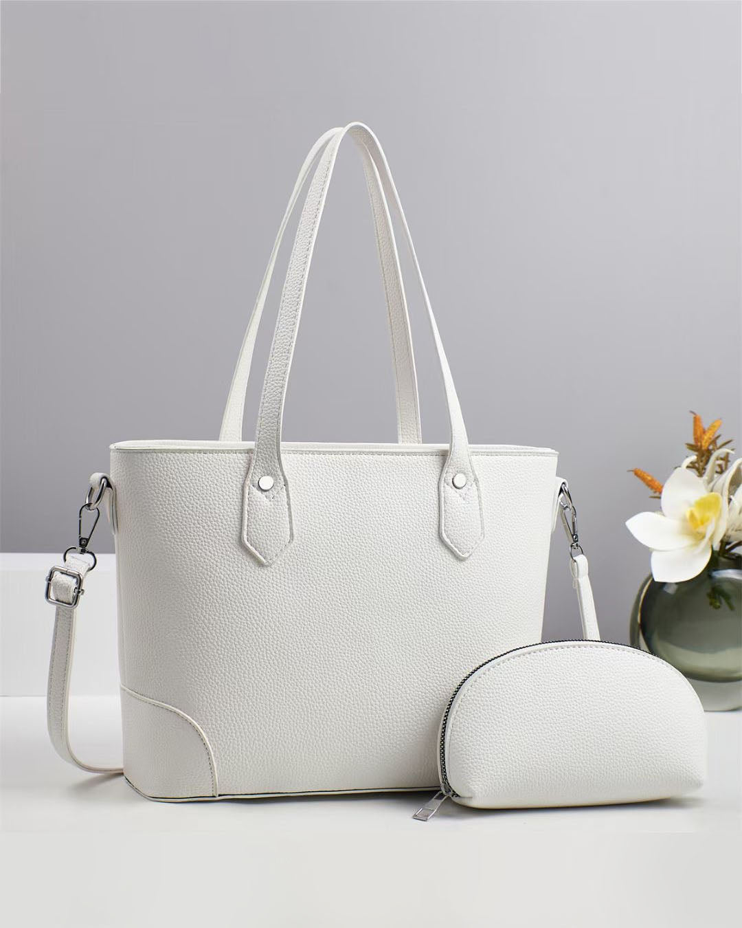 Cartera espaciosa tamaño grande con bolsilto