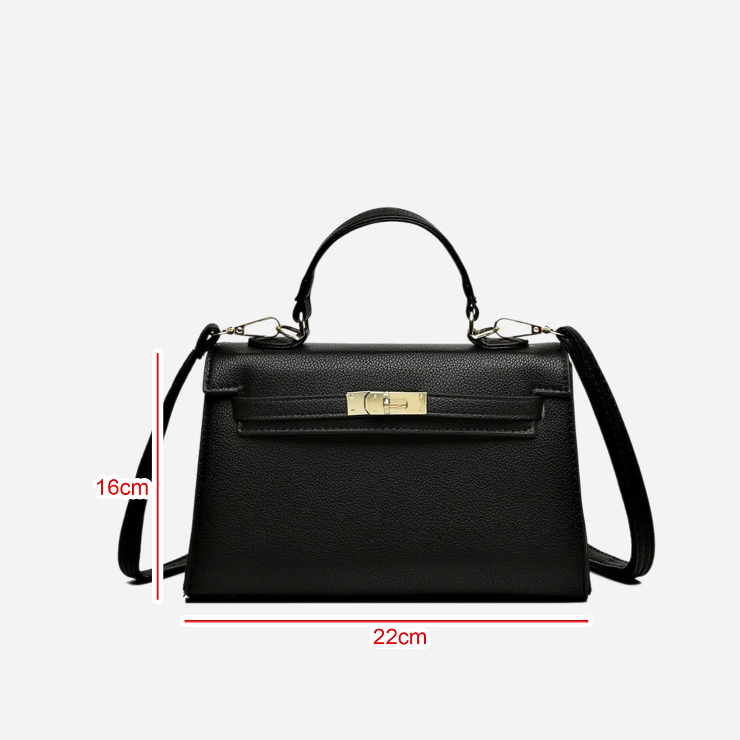 Bolso pequeño con Broche Dorado