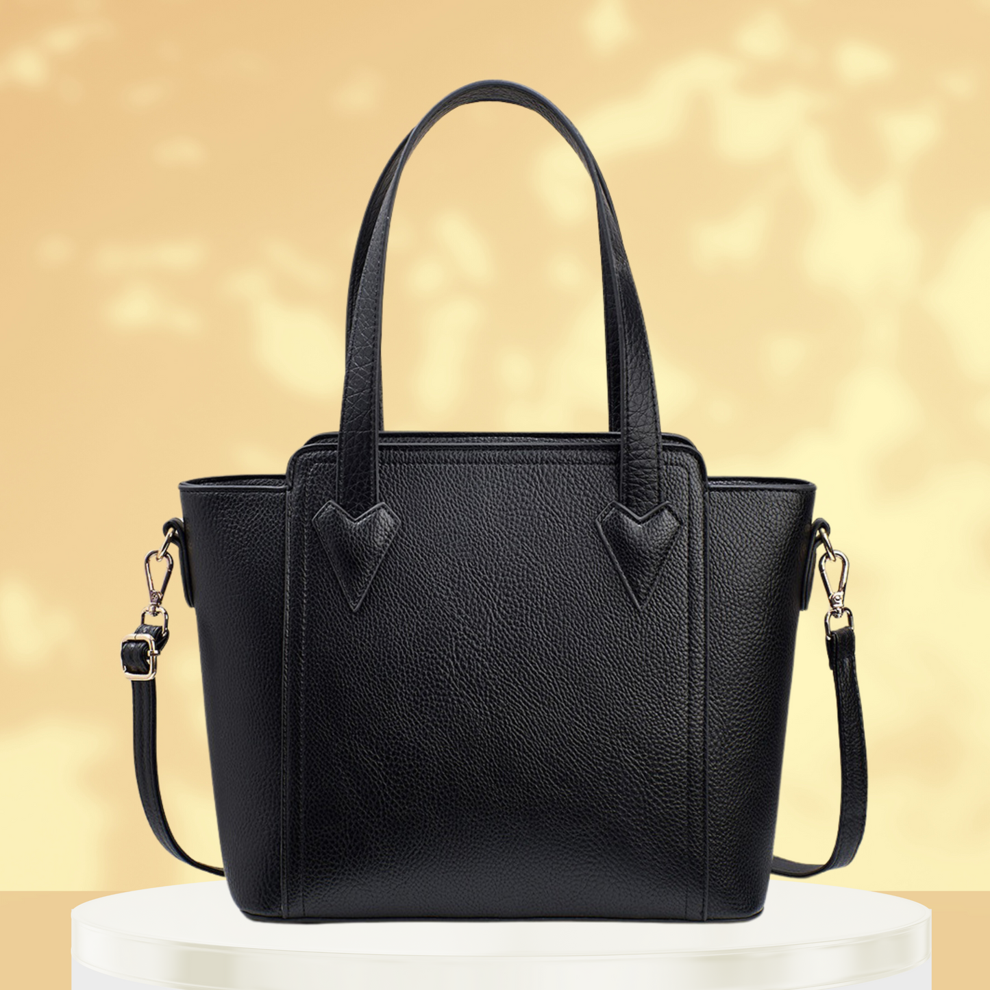 Cartera espaciosa con estilo ejecutivo