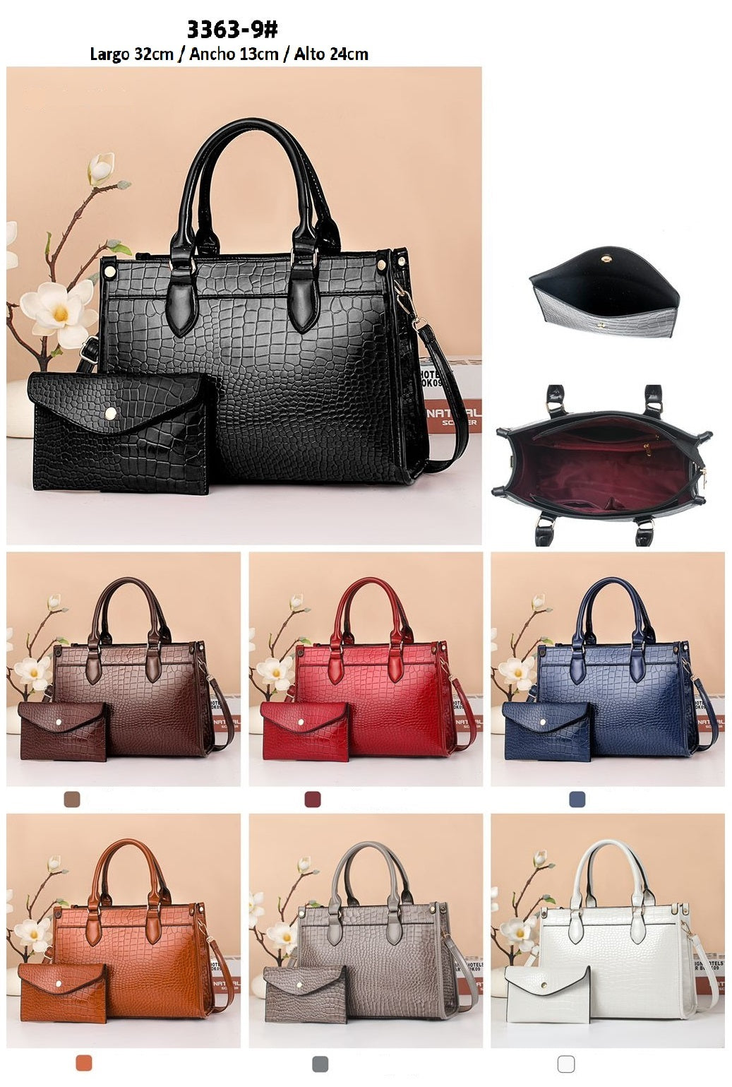 Cartera con estilo ejecutivo