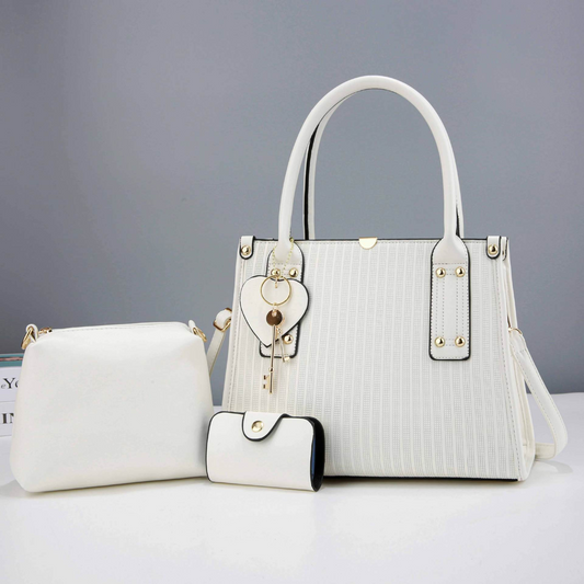 Set de 3 Piezas con Bolso Mediano para la Mujer Moderna