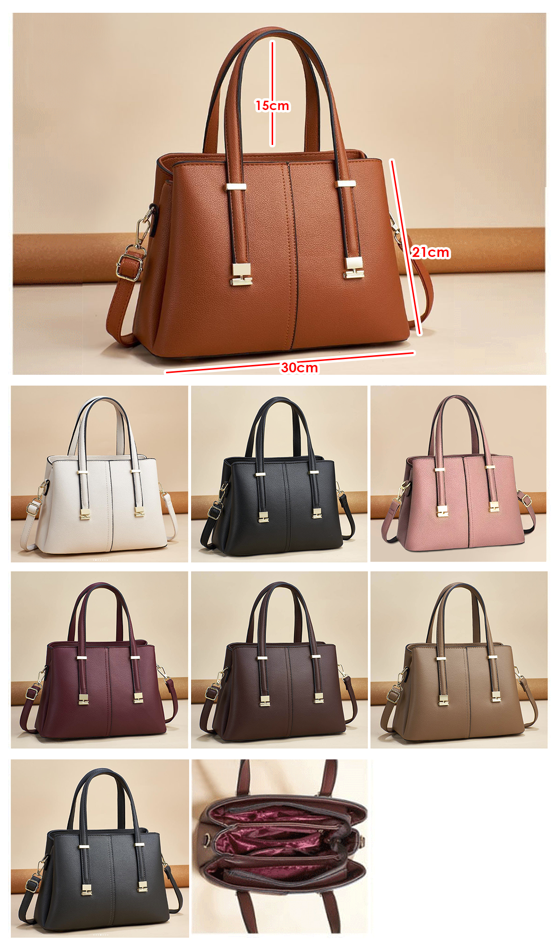 Cartera elegante con estilo ejecutivo