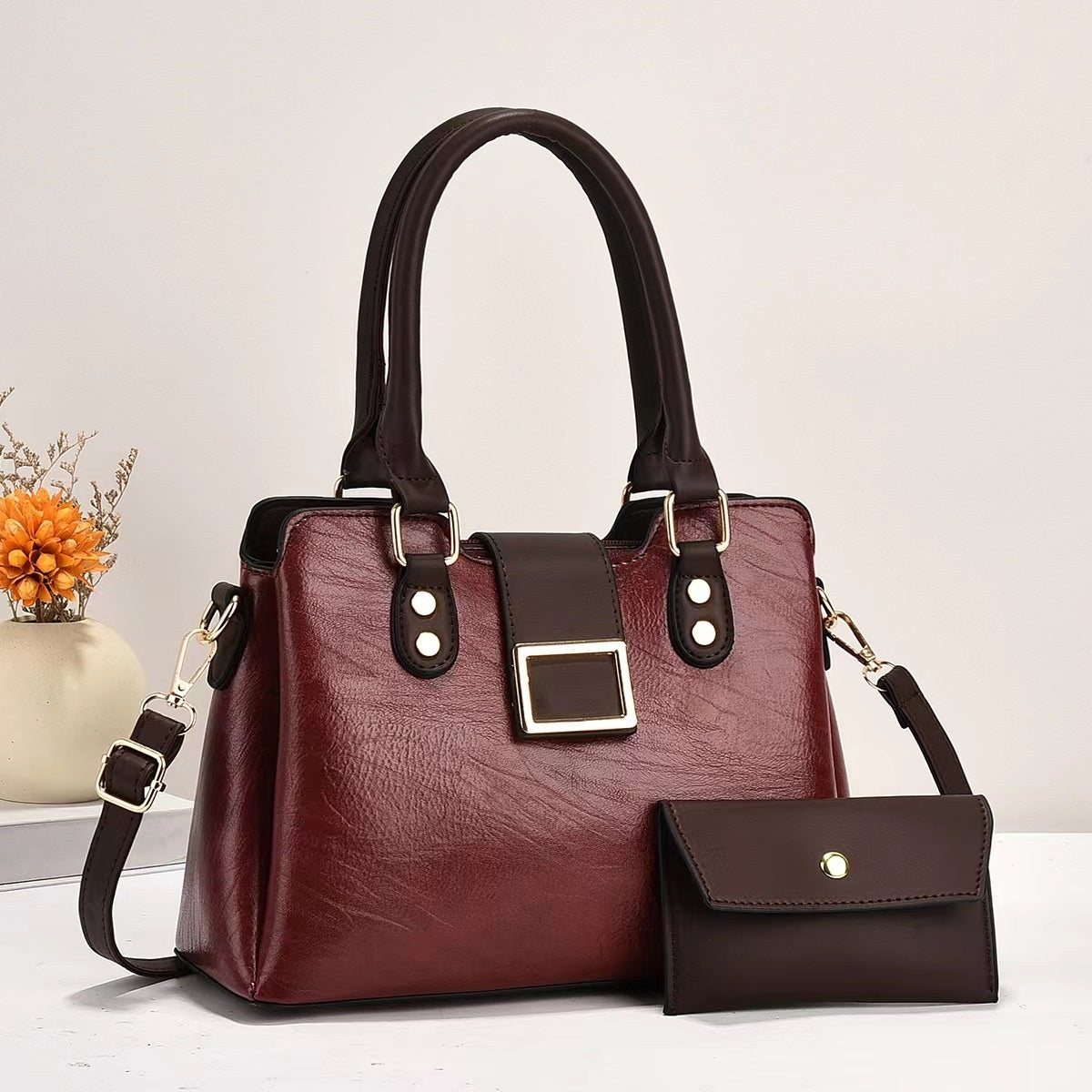 BAG-HO!🎅 • Cartera Trendy con Sobre Práctico