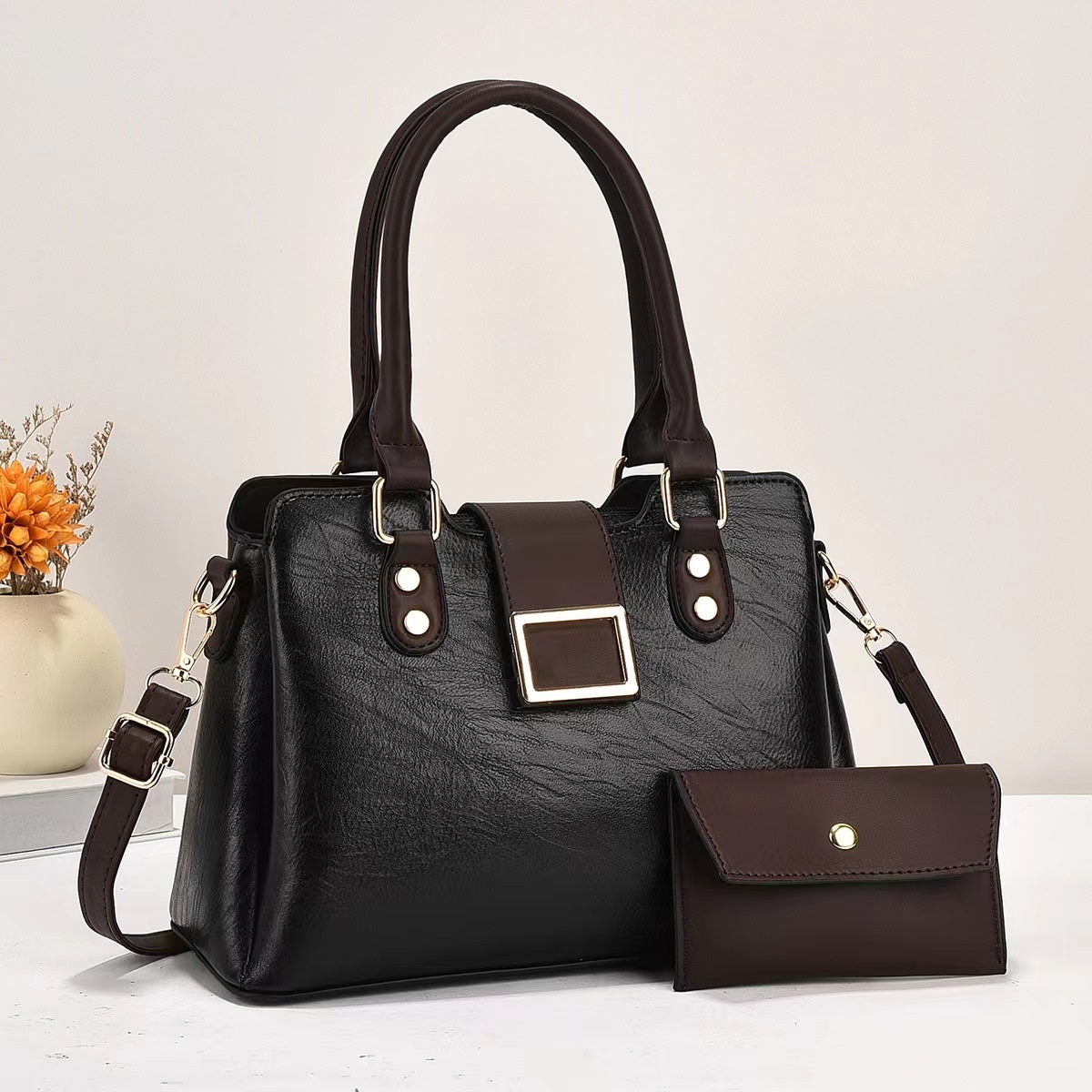 BAG-HO!🎅 • Cartera Trendy con Sobre Práctico