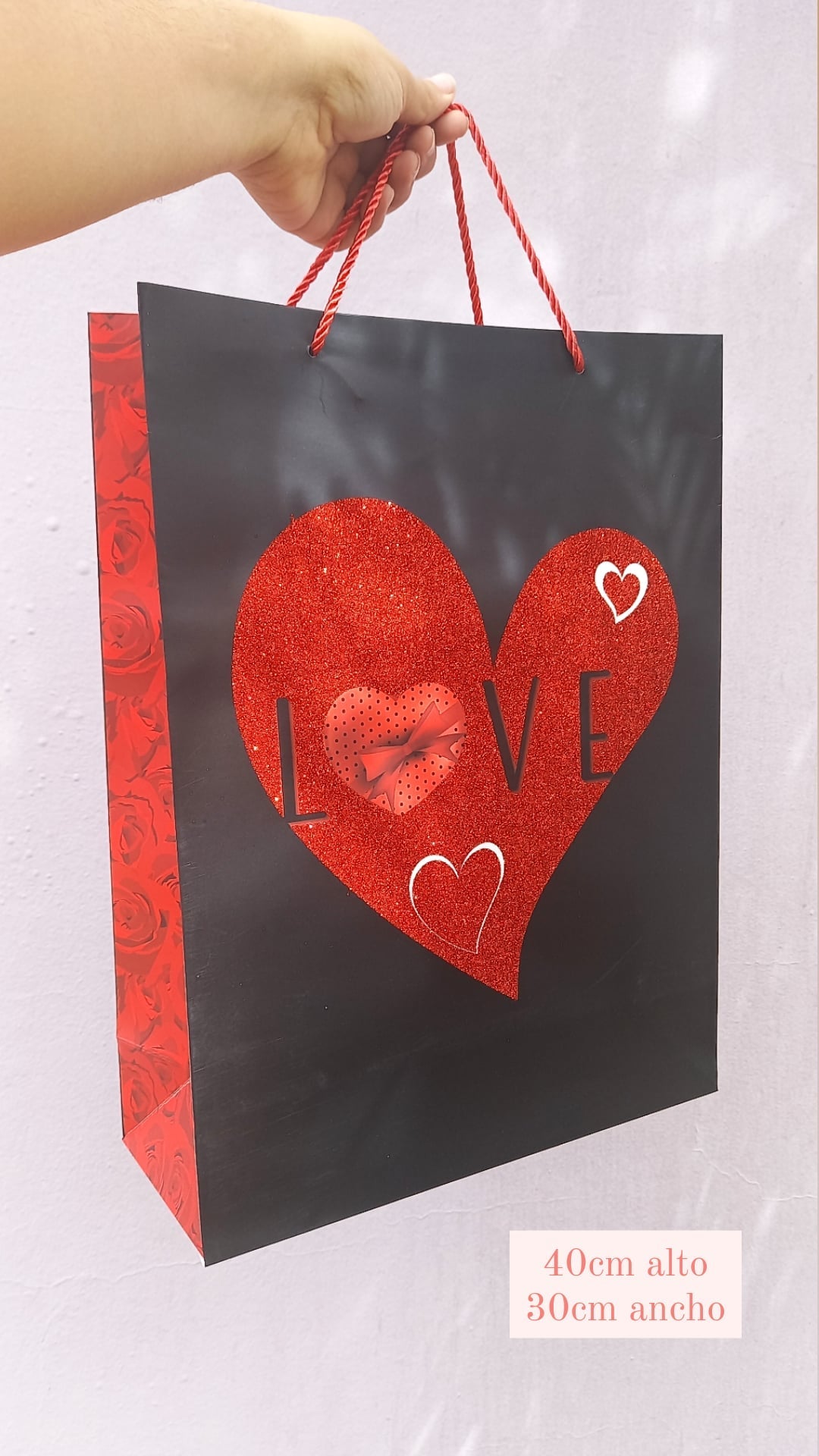 Bolsa de regalo en papel tamaño grande