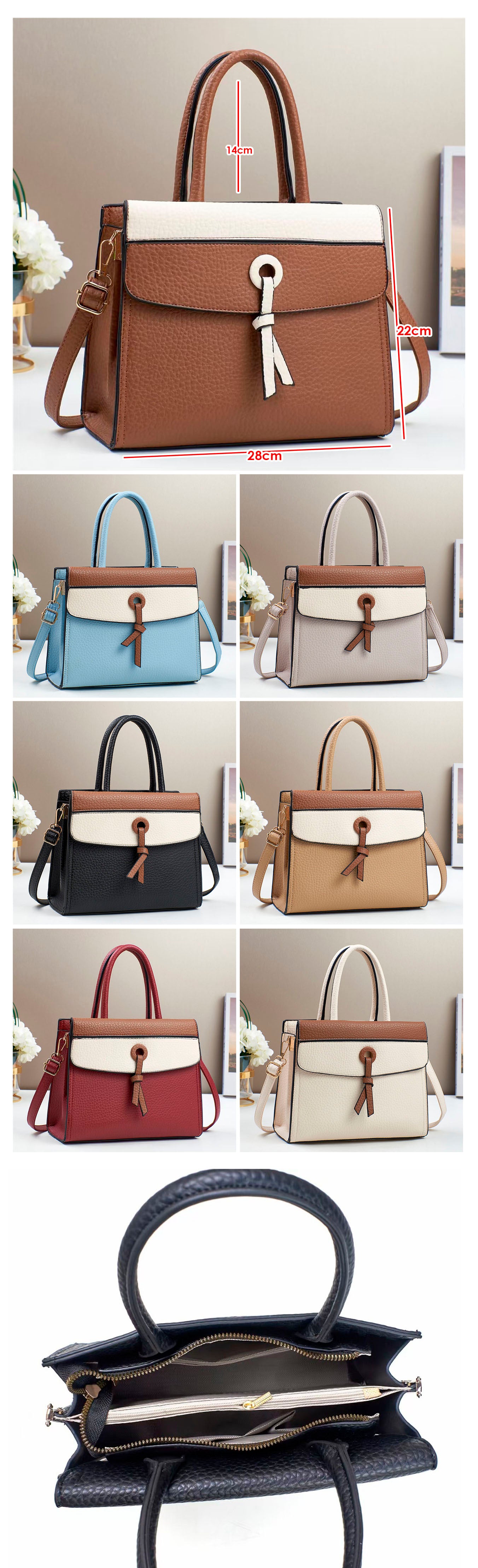 Oferta • Cartera cuadrada con estilo superior