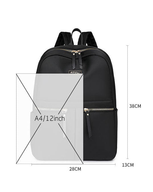 Mochila en tela con multiples compartimentos